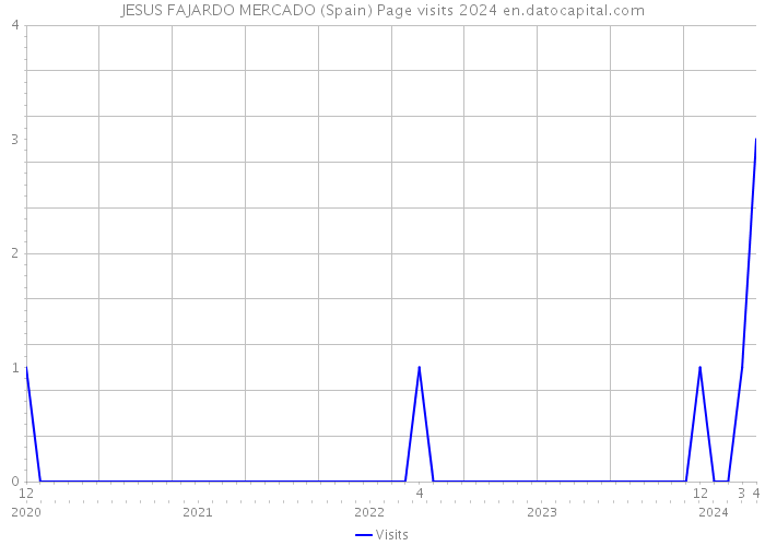 JESUS FAJARDO MERCADO (Spain) Page visits 2024 