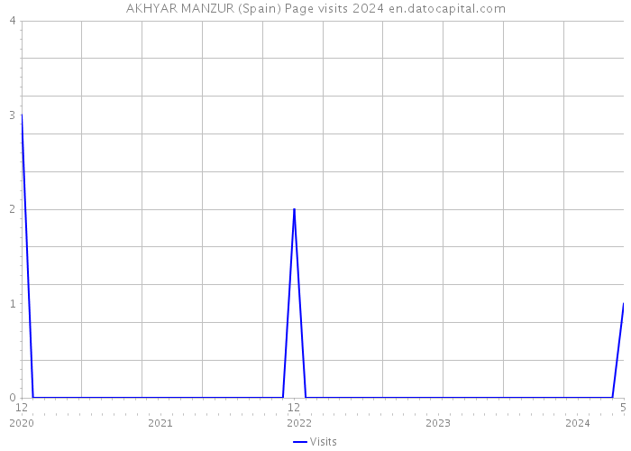 AKHYAR MANZUR (Spain) Page visits 2024 