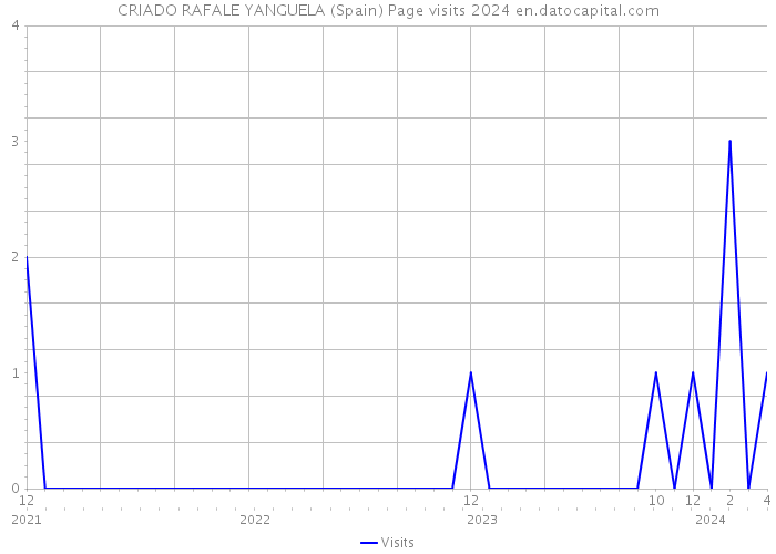 CRIADO RAFALE YANGUELA (Spain) Page visits 2024 