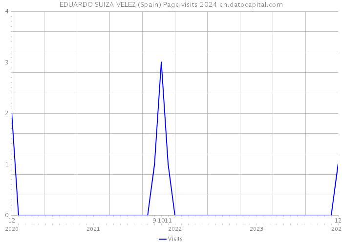 EDUARDO SUIZA VELEZ (Spain) Page visits 2024 