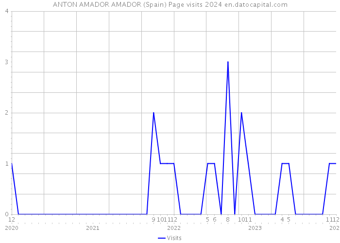 ANTON AMADOR AMADOR (Spain) Page visits 2024 