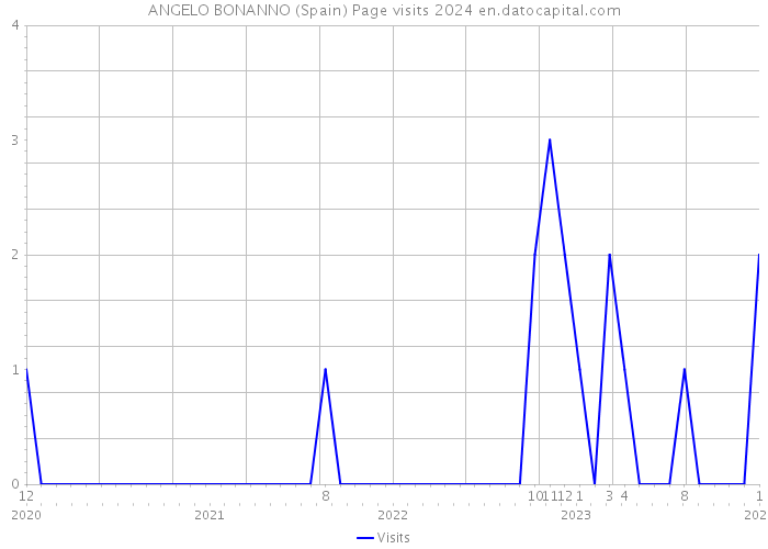ANGELO BONANNO (Spain) Page visits 2024 