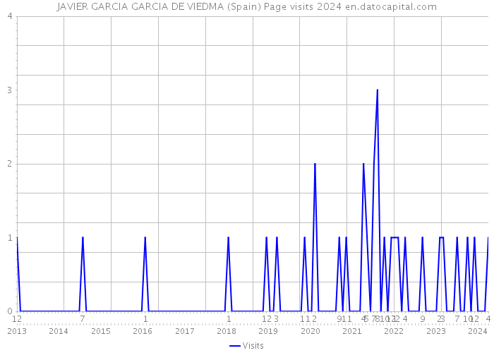 JAVIER GARCIA GARCIA DE VIEDMA (Spain) Page visits 2024 