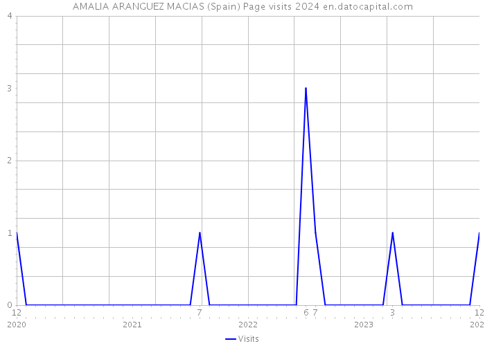 AMALIA ARANGUEZ MACIAS (Spain) Page visits 2024 