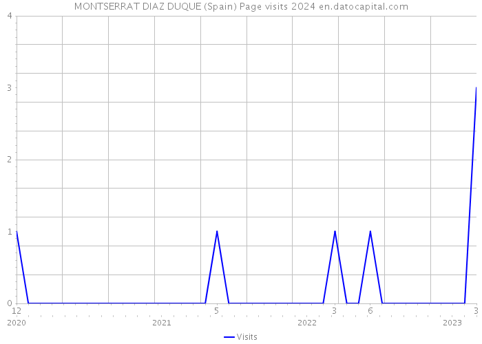 MONTSERRAT DIAZ DUQUE (Spain) Page visits 2024 