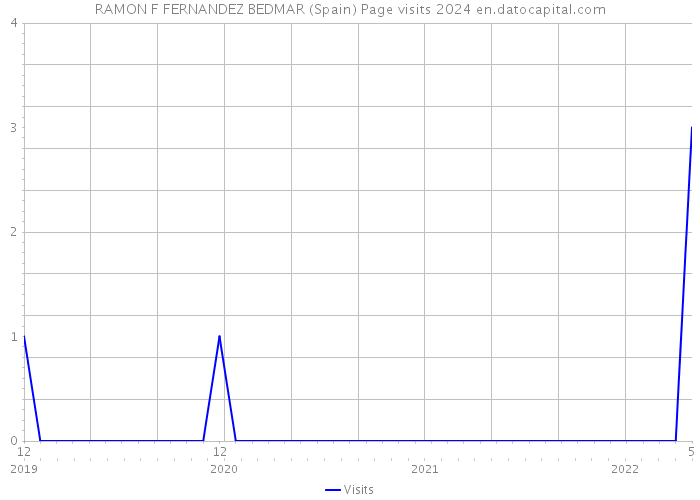 RAMON F FERNANDEZ BEDMAR (Spain) Page visits 2024 