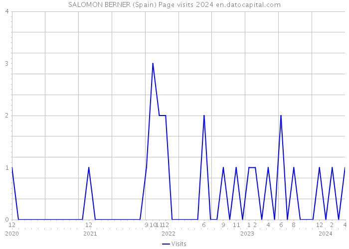 SALOMON BERNER (Spain) Page visits 2024 