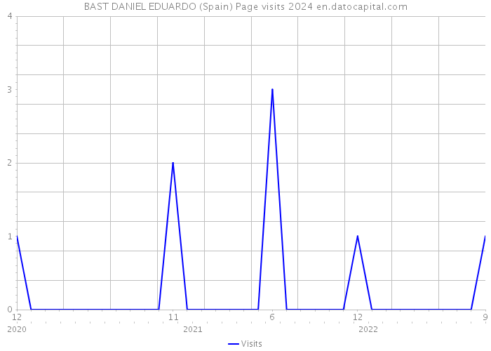 BAST DANIEL EDUARDO (Spain) Page visits 2024 
