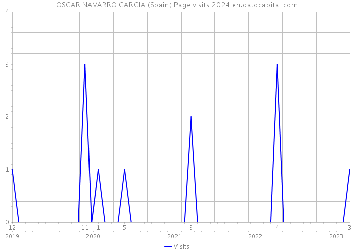 OSCAR NAVARRO GARCIA (Spain) Page visits 2024 