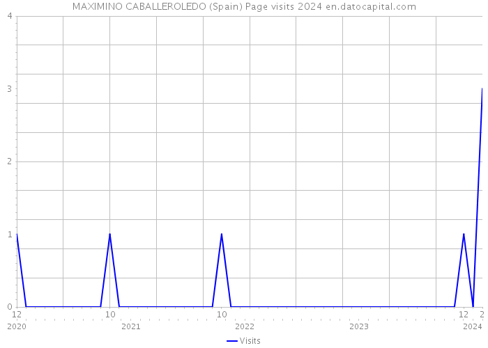 MAXIMINO CABALLEROLEDO (Spain) Page visits 2024 