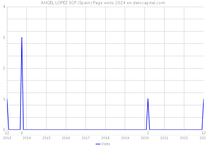ANGEL LOPEZ SCP (Spain) Page visits 2024 