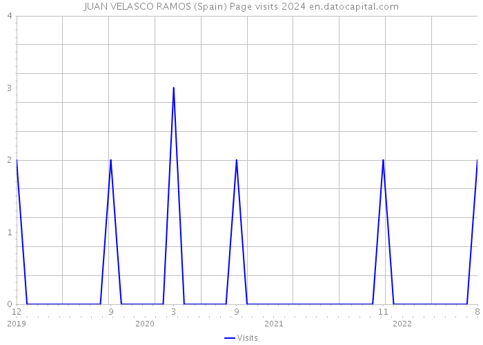 JUAN VELASCO RAMOS (Spain) Page visits 2024 