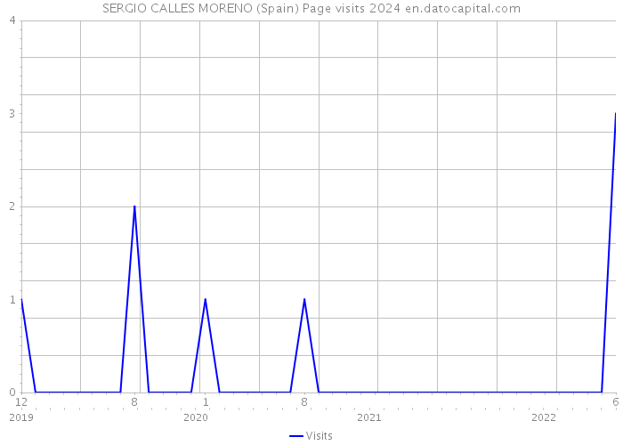 SERGIO CALLES MORENO (Spain) Page visits 2024 