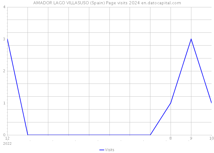 AMADOR LAGO VILLASUSO (Spain) Page visits 2024 