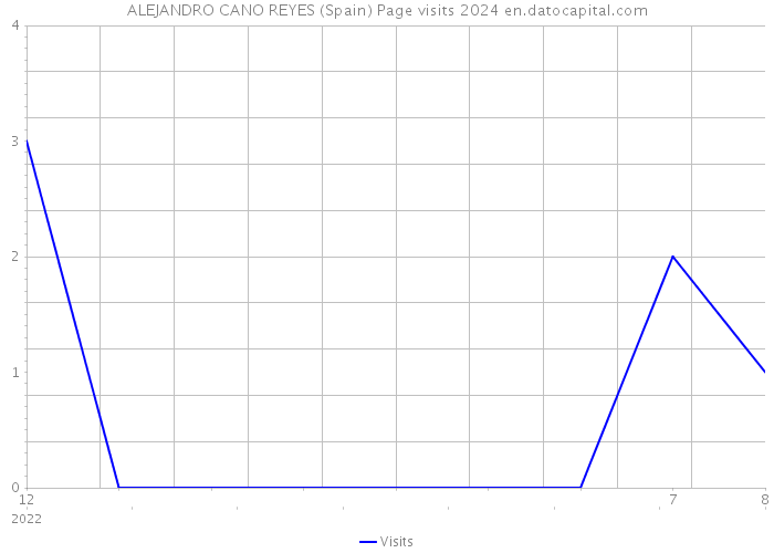 ALEJANDRO CANO REYES (Spain) Page visits 2024 