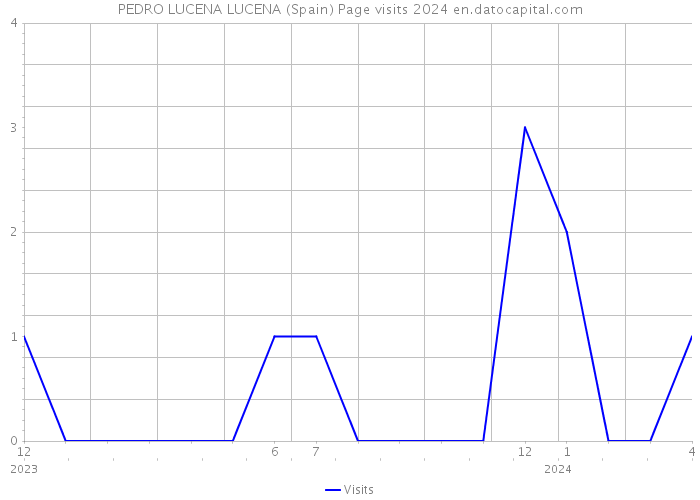 PEDRO LUCENA LUCENA (Spain) Page visits 2024 
