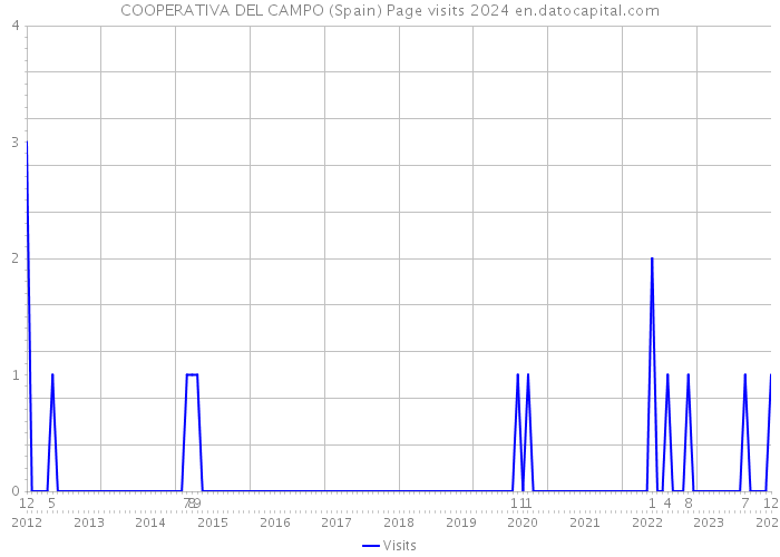 COOPERATIVA DEL CAMPO (Spain) Page visits 2024 