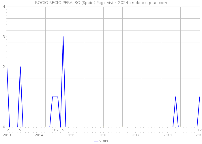 ROCIO RECIO PERALBO (Spain) Page visits 2024 