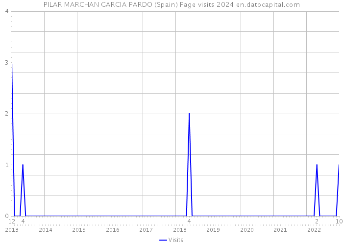 PILAR MARCHAN GARCIA PARDO (Spain) Page visits 2024 