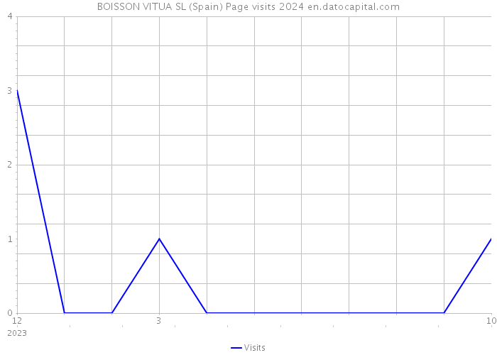 BOISSON VITUA SL (Spain) Page visits 2024 