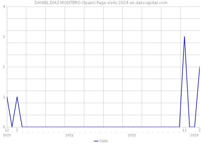 DANIEL DIAZ MONTERO (Spain) Page visits 2024 