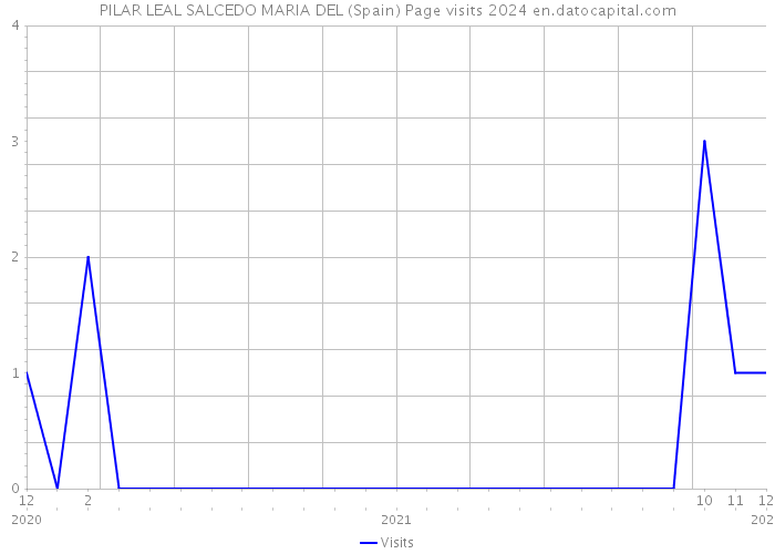 PILAR LEAL SALCEDO MARIA DEL (Spain) Page visits 2024 