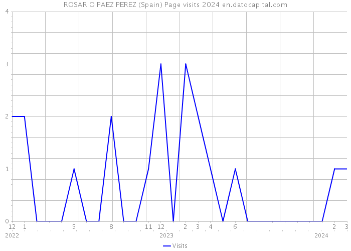 ROSARIO PAEZ PEREZ (Spain) Page visits 2024 