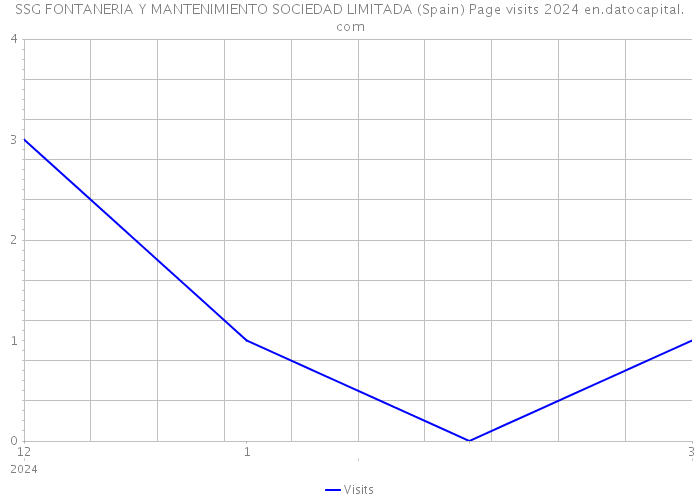 SSG FONTANERIA Y MANTENIMIENTO SOCIEDAD LIMITADA (Spain) Page visits 2024 