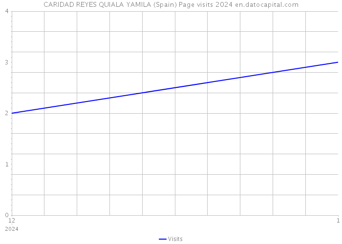 CARIDAD REYES QUIALA YAMILA (Spain) Page visits 2024 