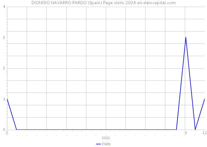 DIONISIO NAVARRO PARDO (Spain) Page visits 2024 
