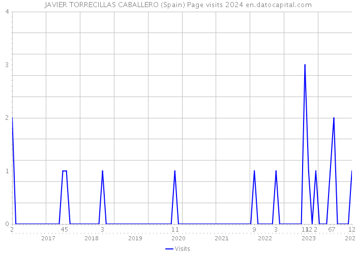 JAVIER TORRECILLAS CABALLERO (Spain) Page visits 2024 