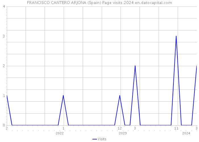 FRANCISCO CANTERO ARJONA (Spain) Page visits 2024 
