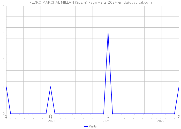 PEDRO MARCHAL MILLAN (Spain) Page visits 2024 