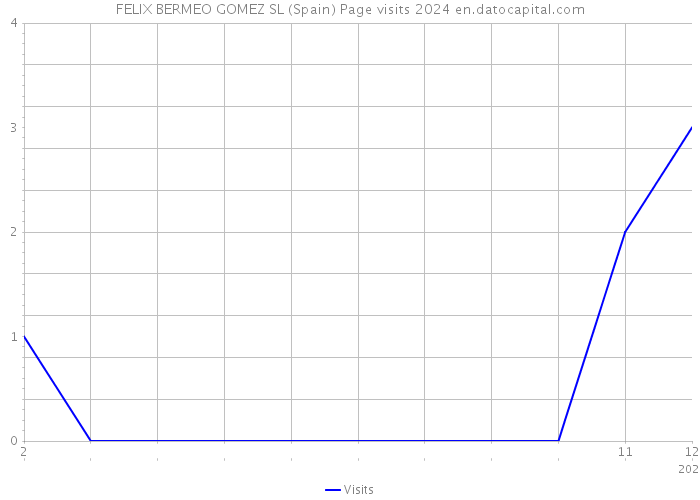 FELIX BERMEO GOMEZ SL (Spain) Page visits 2024 