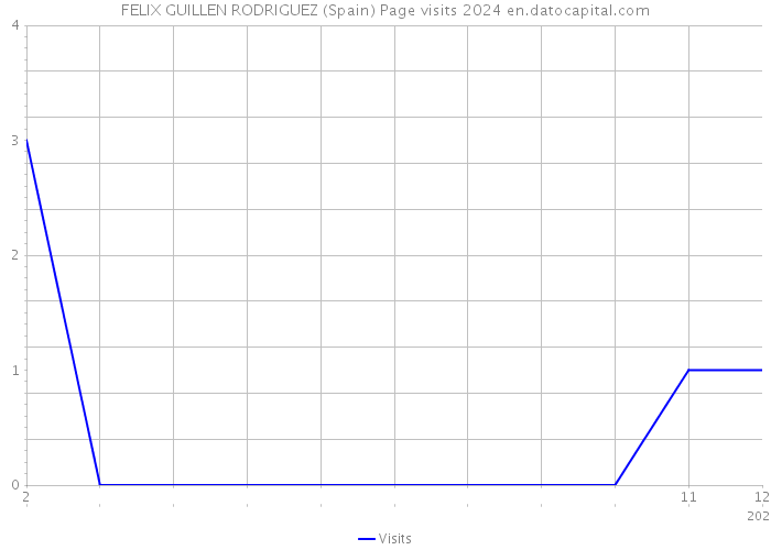 FELIX GUILLEN RODRIGUEZ (Spain) Page visits 2024 