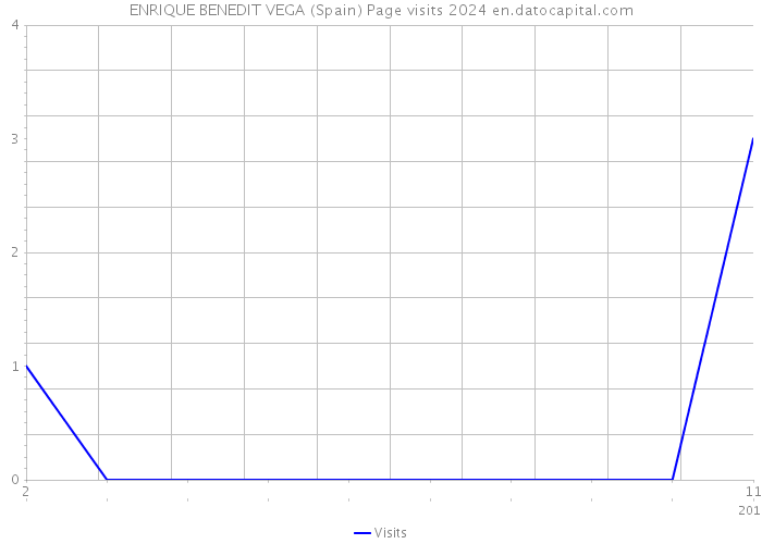 ENRIQUE BENEDIT VEGA (Spain) Page visits 2024 
