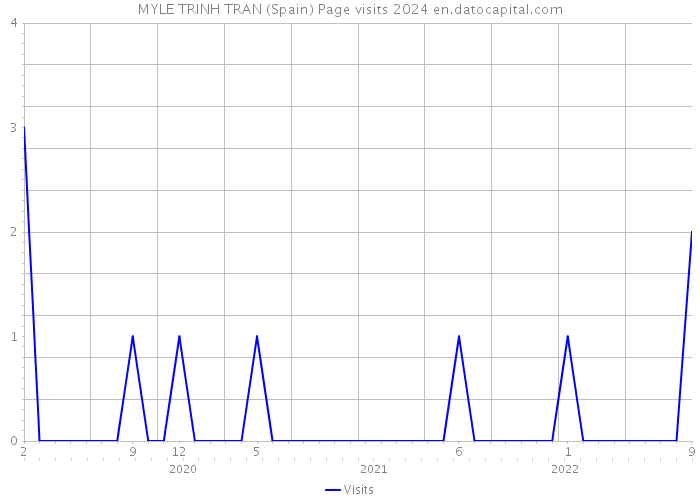 MYLE TRINH TRAN (Spain) Page visits 2024 