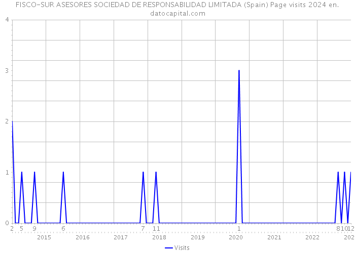 FISCO-SUR ASESORES SOCIEDAD DE RESPONSABILIDAD LIMITADA (Spain) Page visits 2024 