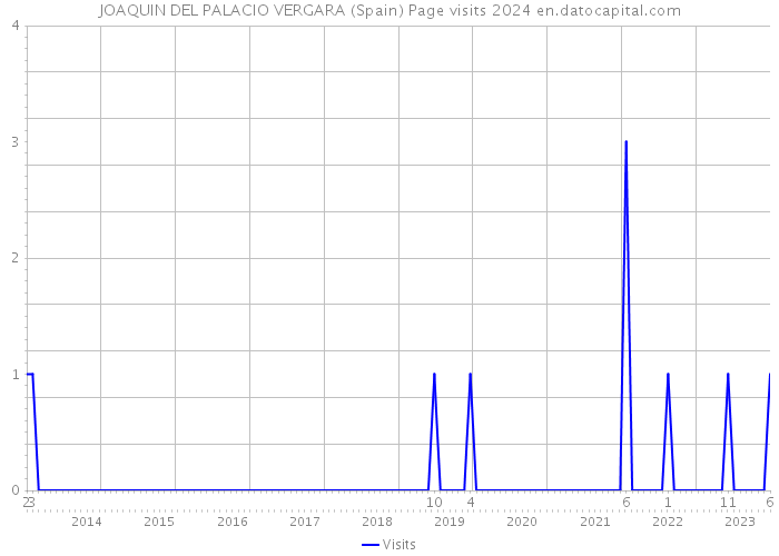 JOAQUIN DEL PALACIO VERGARA (Spain) Page visits 2024 
