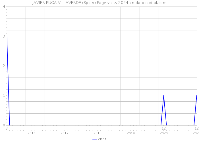 JAVIER PUGA VILLAVERDE (Spain) Page visits 2024 