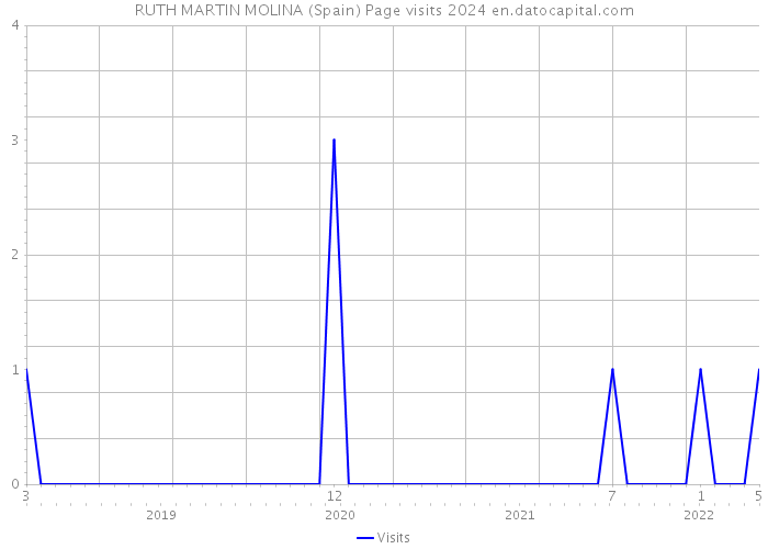 RUTH MARTIN MOLINA (Spain) Page visits 2024 