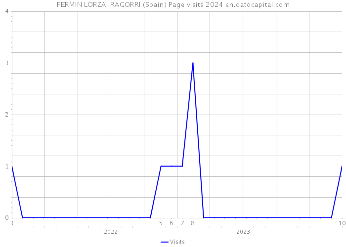FERMIN LORZA IRAGORRI (Spain) Page visits 2024 