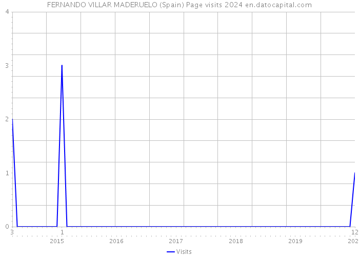 FERNANDO VILLAR MADERUELO (Spain) Page visits 2024 