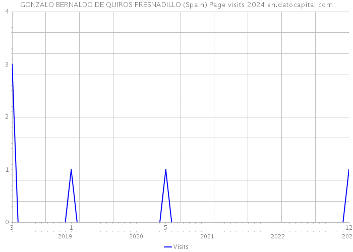 GONZALO BERNALDO DE QUIROS FRESNADILLO (Spain) Page visits 2024 