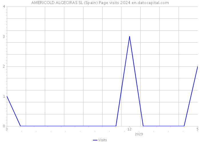 AMERICOLD ALGECIRAS SL (Spain) Page visits 2024 