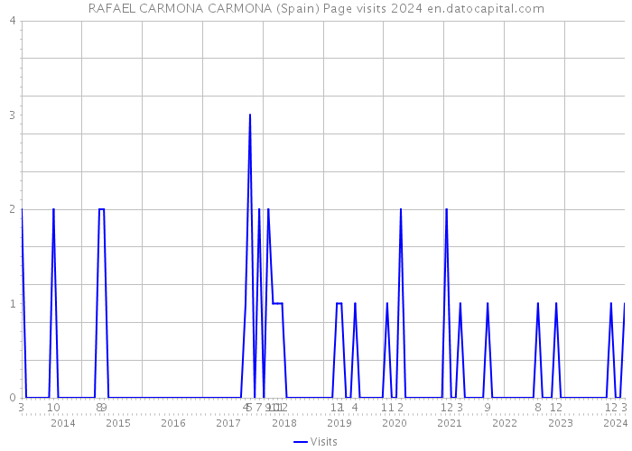 RAFAEL CARMONA CARMONA (Spain) Page visits 2024 