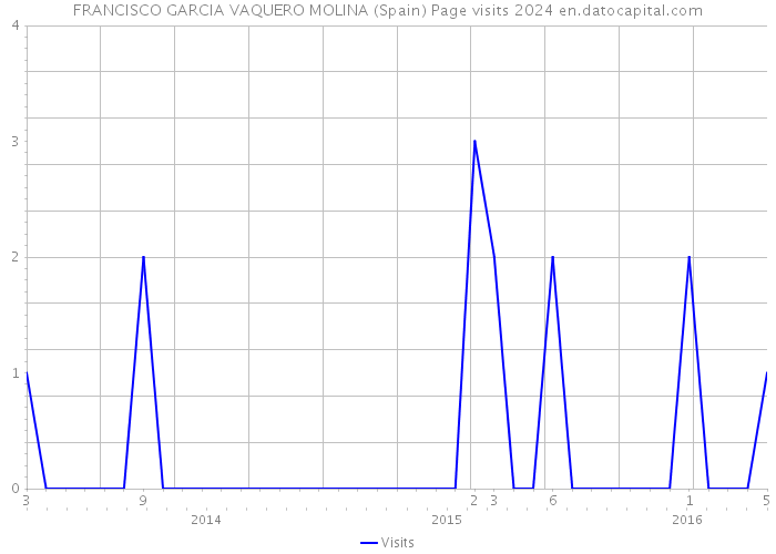 FRANCISCO GARCIA VAQUERO MOLINA (Spain) Page visits 2024 