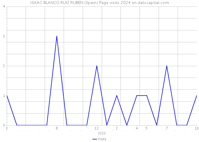 ISAAC BLANCO RUIZ RUBEN (Spain) Page visits 2024 