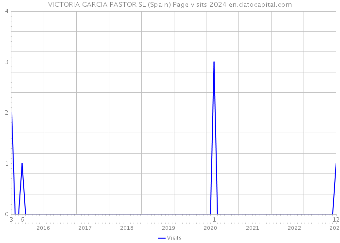 VICTORIA GARCIA PASTOR SL (Spain) Page visits 2024 