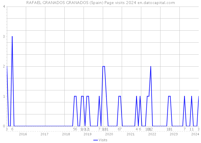 RAFAEL GRANADOS GRANADOS (Spain) Page visits 2024 